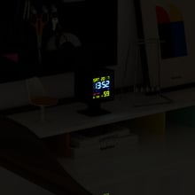 Newgate Monolith LCD Alarm Clock